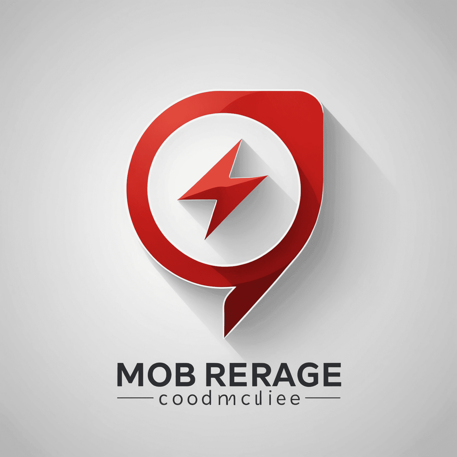 Mobile Recharge company logo in red and white